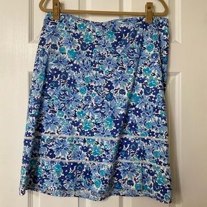 BNWT blue flower skirt